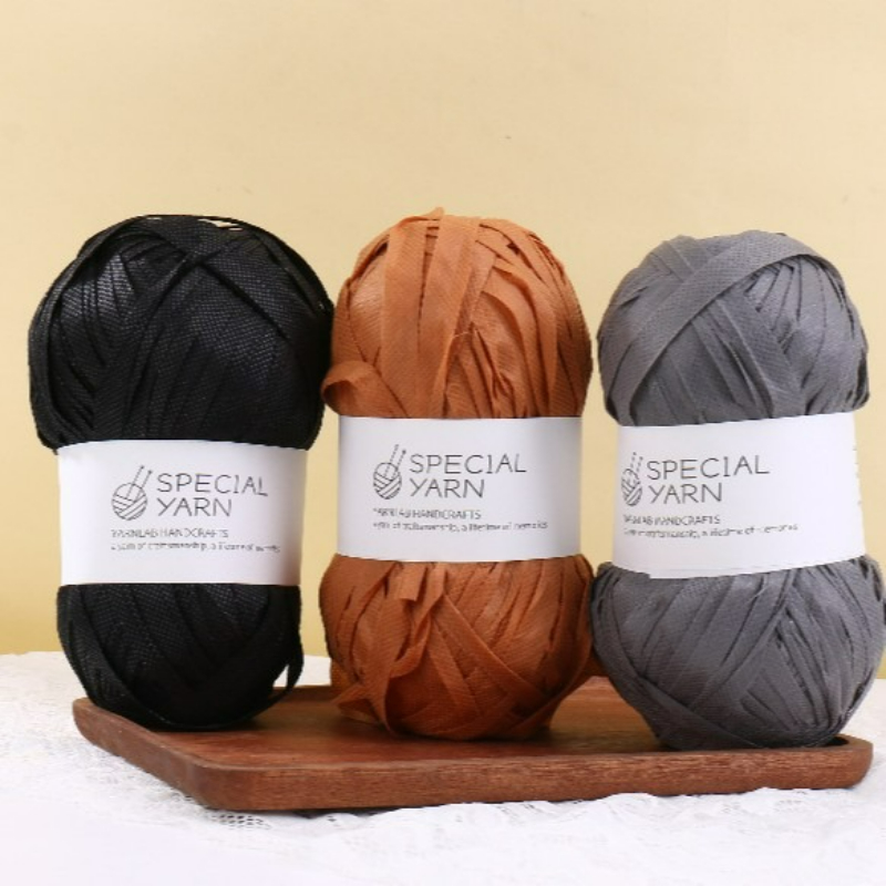 Crochet Bag Raffia - 100 g/stks Raffia Platte Garen voor