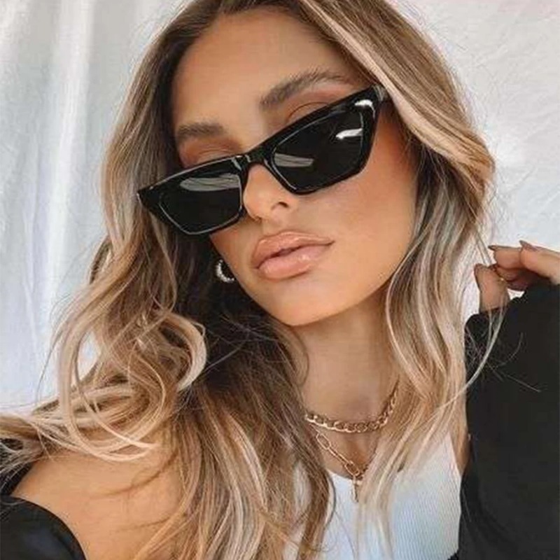 Sunglasses Cat Eye - Vintage Cat Eye-zonnebril Dames Vierkant klein