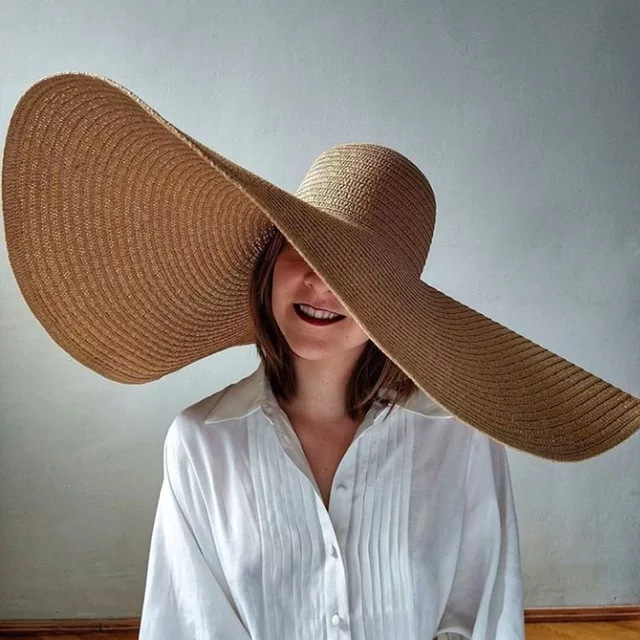 Oversized strand strohoeden vo - Hat Floppy Wide recensie en prijs