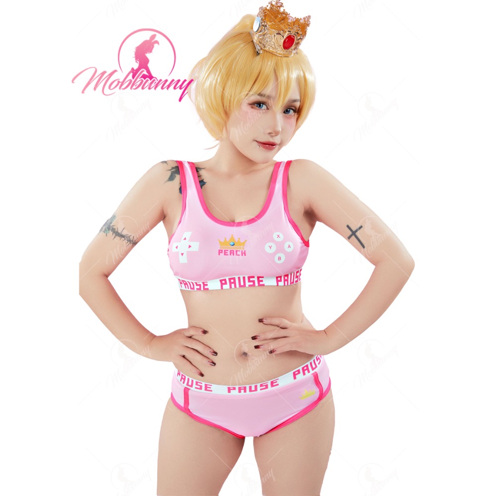 Mobbunny Perzik Afgeleide Spor - Bralette Triangle Set recensie en prijs