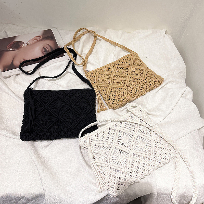 Mode Geweven Uitgeholde Schoud - Crochet Bag Raffia recensie en prijs