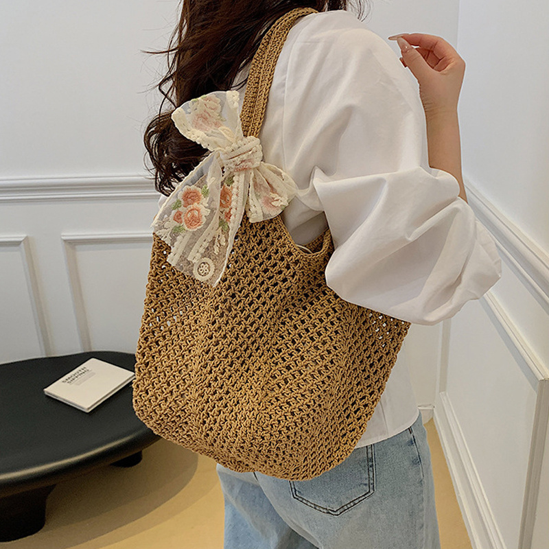 Zomerse kant-en-klare tas met  - Crochet Bag Raffia recensie en prijs