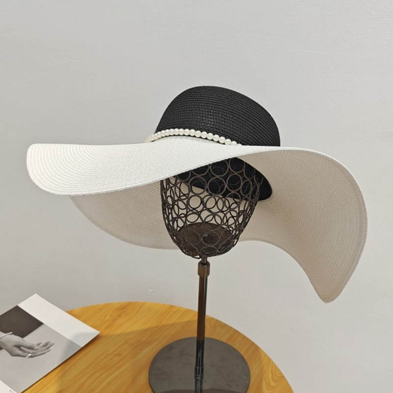 Twee Tonen Brede Rand Zomerhoe - Hat Floppy Wide recensie en prijs