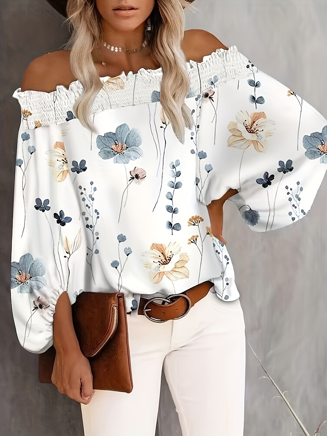 Plus Size Nieuwe dames casual  - Blouse Off Shoulder recensie en prijs