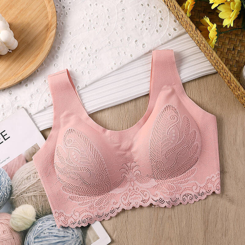 Ademende latex bh Naadloos dam - Bralette Triangle Set recensie en prijs