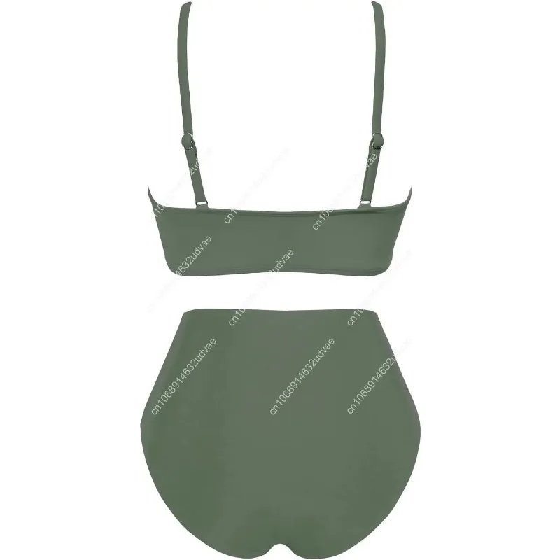 Dames bikiniset met hoge taill - Swimsuit Bikini Ruched recensie en prijs
