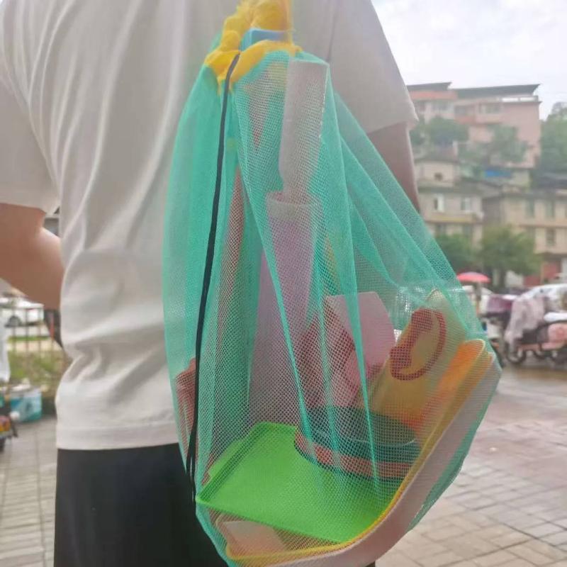 Draagbare mesh-strandopbergtas - Tote Bag Beach recensie en prijs