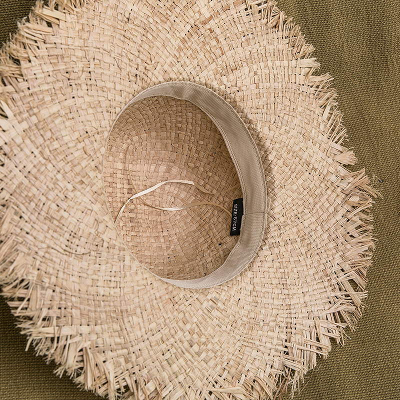 Dames Raffia Strohoed met bred - Hat Floppy Wide recensie en prijs