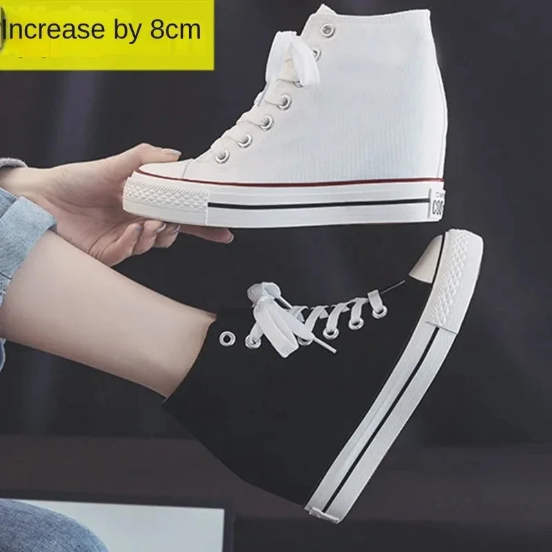 Hoge 8 cm Platform Canvas Scho - Wedge Espadrille Women recensie en prijs