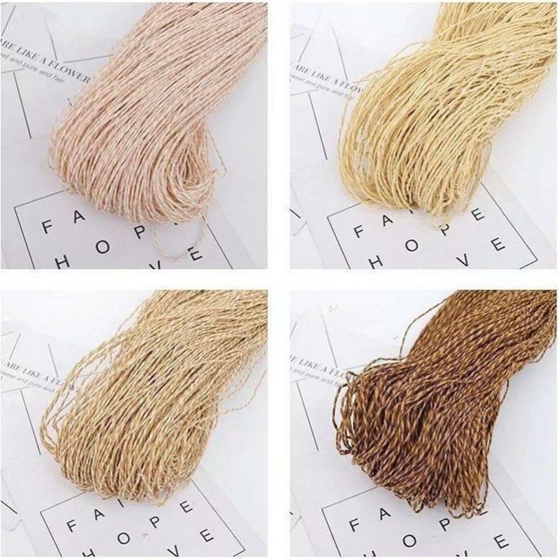 200g 2-laags katoenen raffia-g - Crochet Bag Raffia recensie en prijs