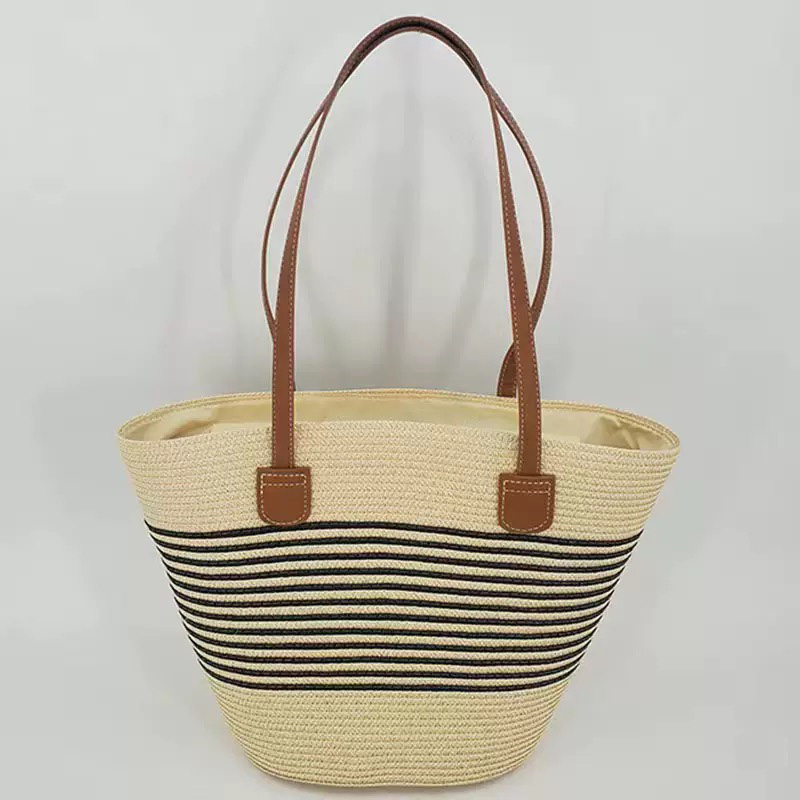 CLAREGQI gestreepte stro-tas v - Tote Bag Beach recensie en prijs