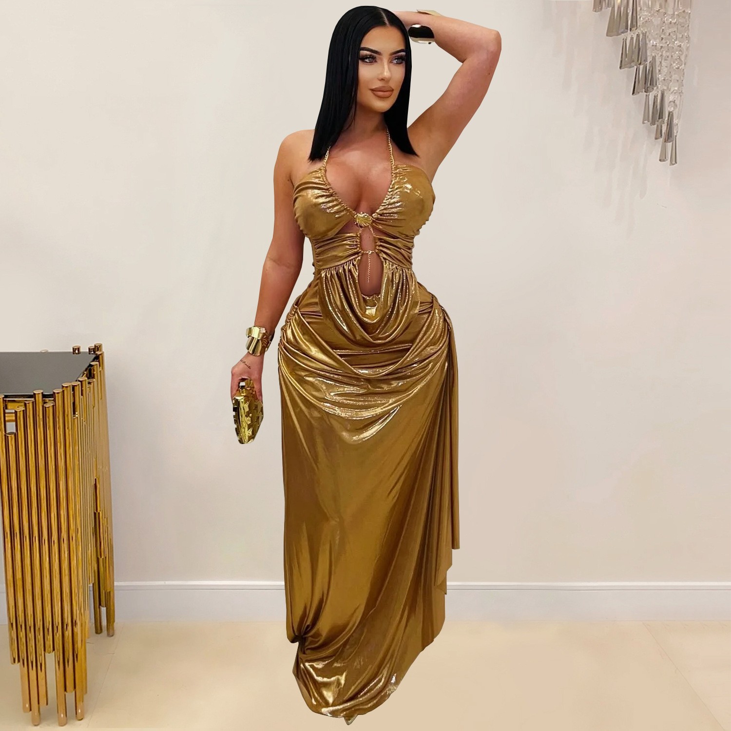 Bruiloftsgastjurk Avondjurk me - Maxi Dress Halter recensie en prijs