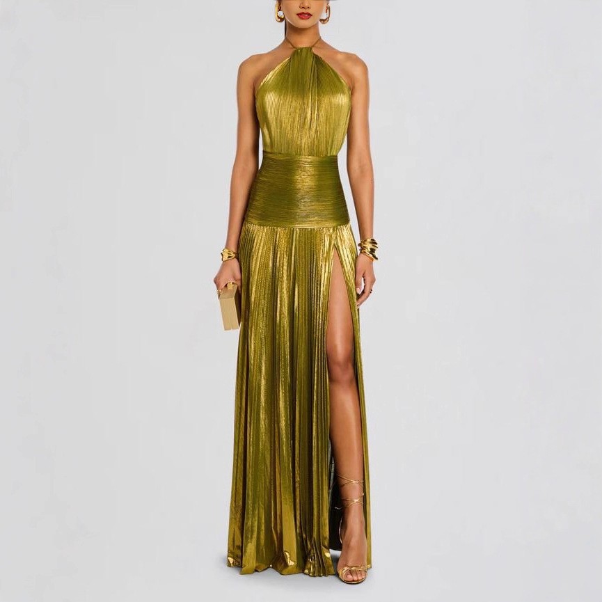 Elegante feestjurk Mouwloze la - Maxi Dress Halter recensie en prijs