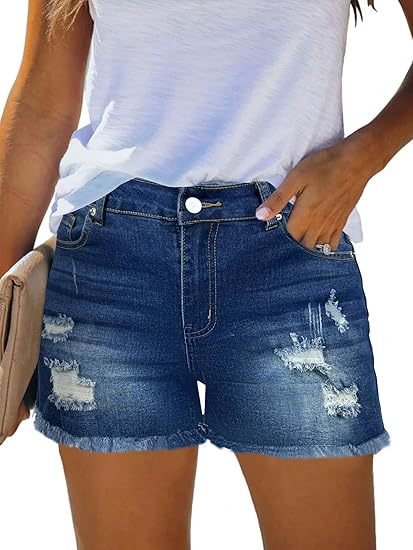 Casual vintage denim shorts me - Shorts Denim Frayed recensie en prijs