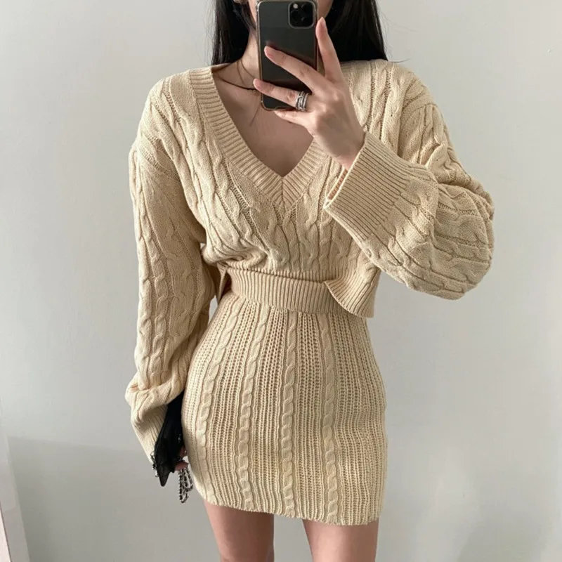 Vrouwen Zoete Effen Kleur Kore - Linen Dress Wrap recensie en prijs