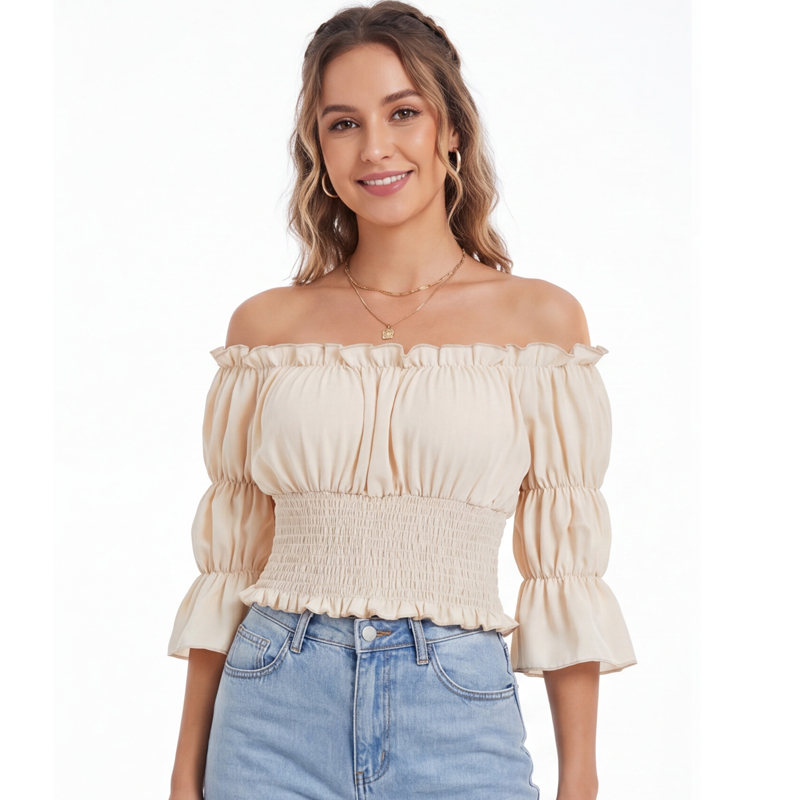 Renaissance blouse dames top m - Blouse Off Shoulder recensie en prijs