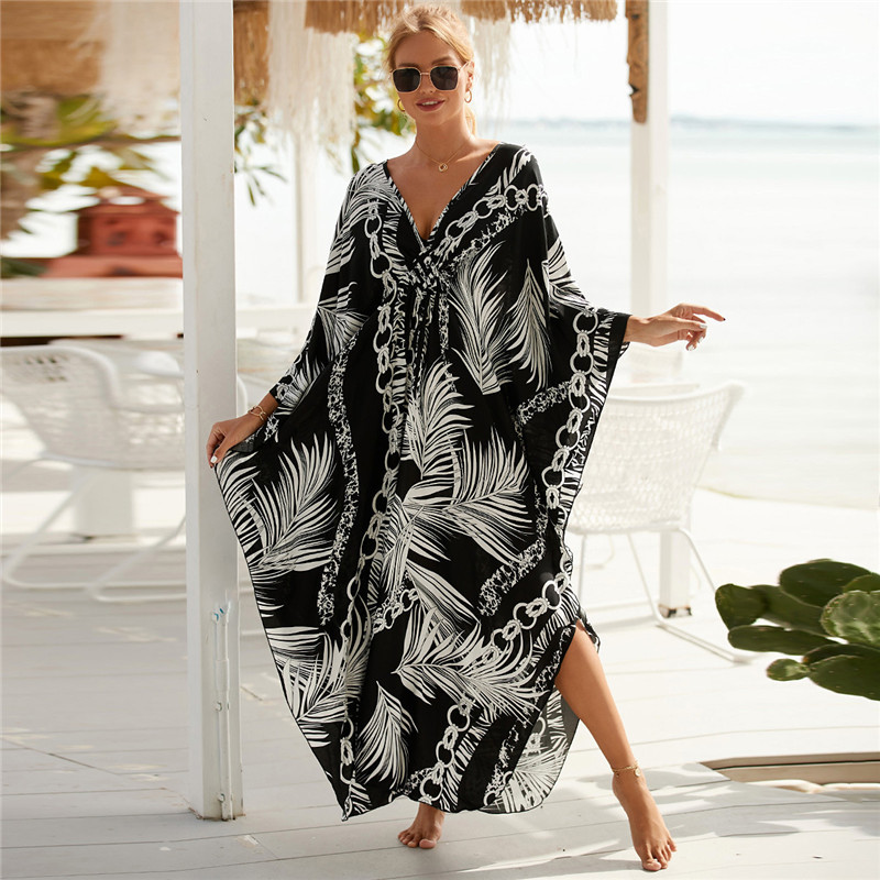 Grote maten dames dierenprint  - Cover Up Kaftan recensie en prijs