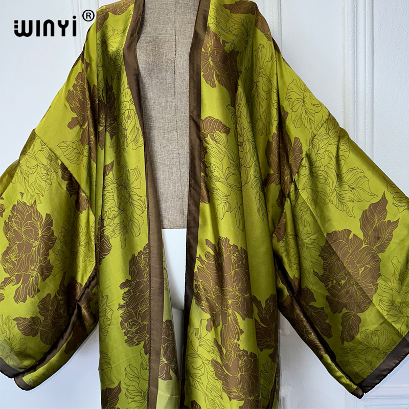WINYI Afrika boho print Kimono - Cover Up Kaftan recensie en prijs