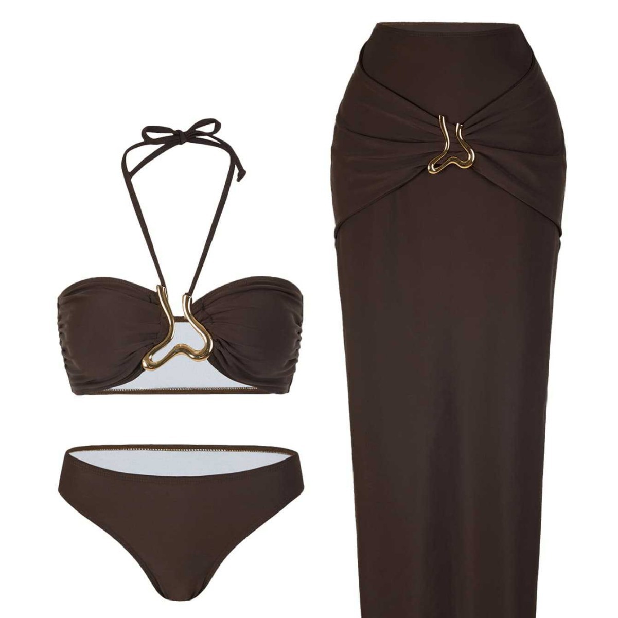 Dames mouwloze tankini bikini  - Swimsuit Bikini Ruched recensie en prijs