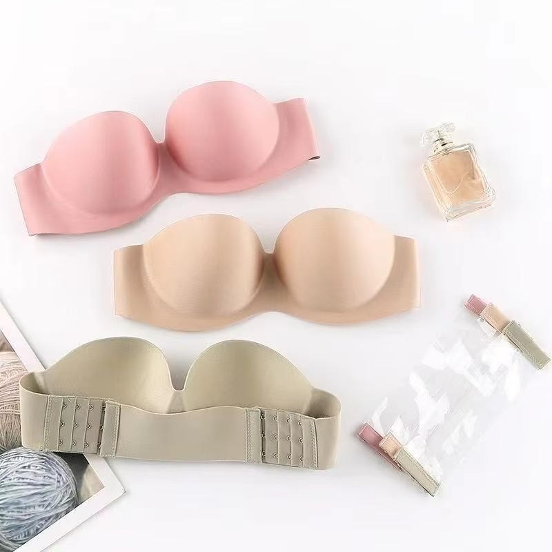 Sexy strapless push-up bh voor - Bralette Triangle Set recensie en prijs