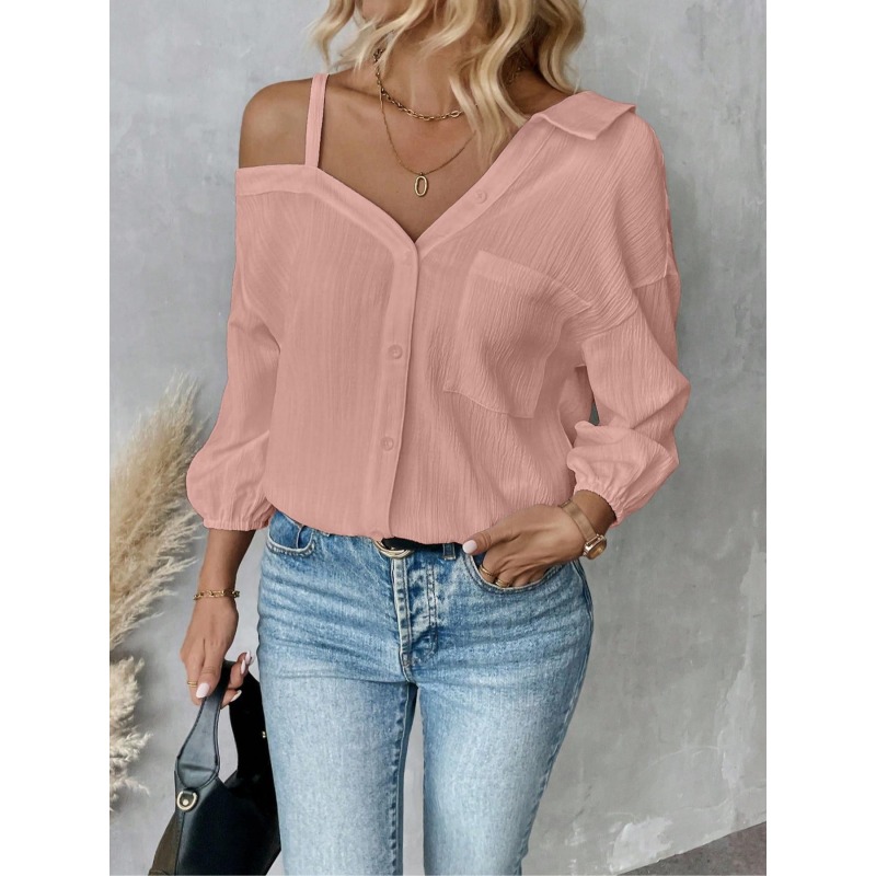 Plus Size1XL-5XL Damesblouses  - Blouse Off Shoulder recensie en prijs