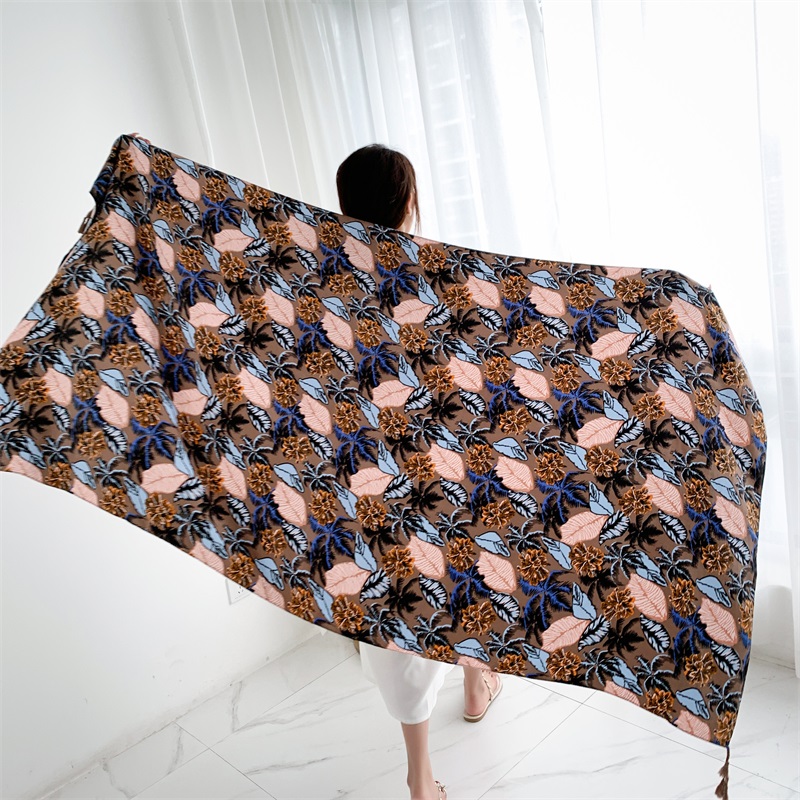90X185Cm Katoen Linnen Print Z - Linen Dress Wrap recensie en prijs